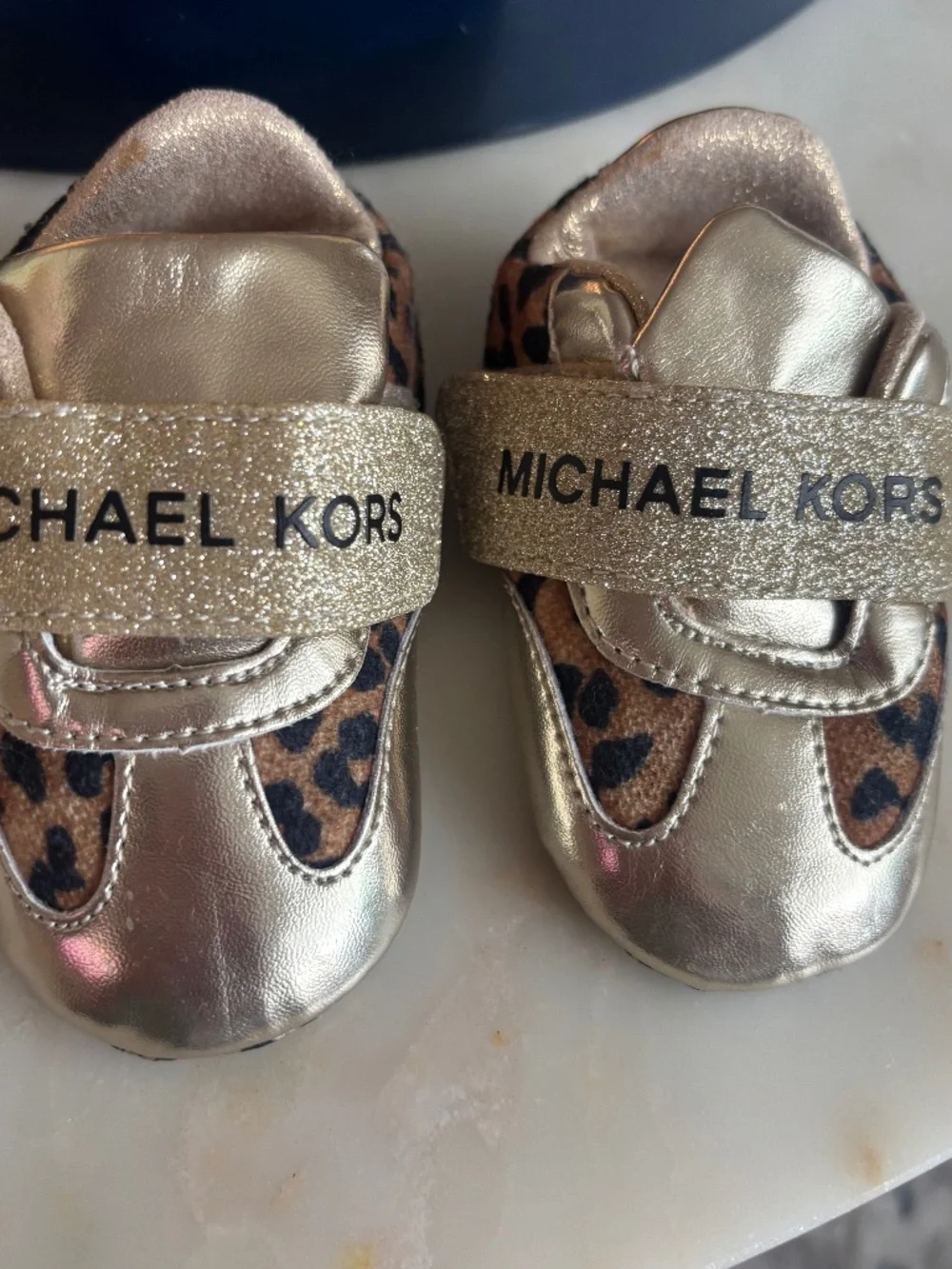 Gold leopard Michael Kors Shoe